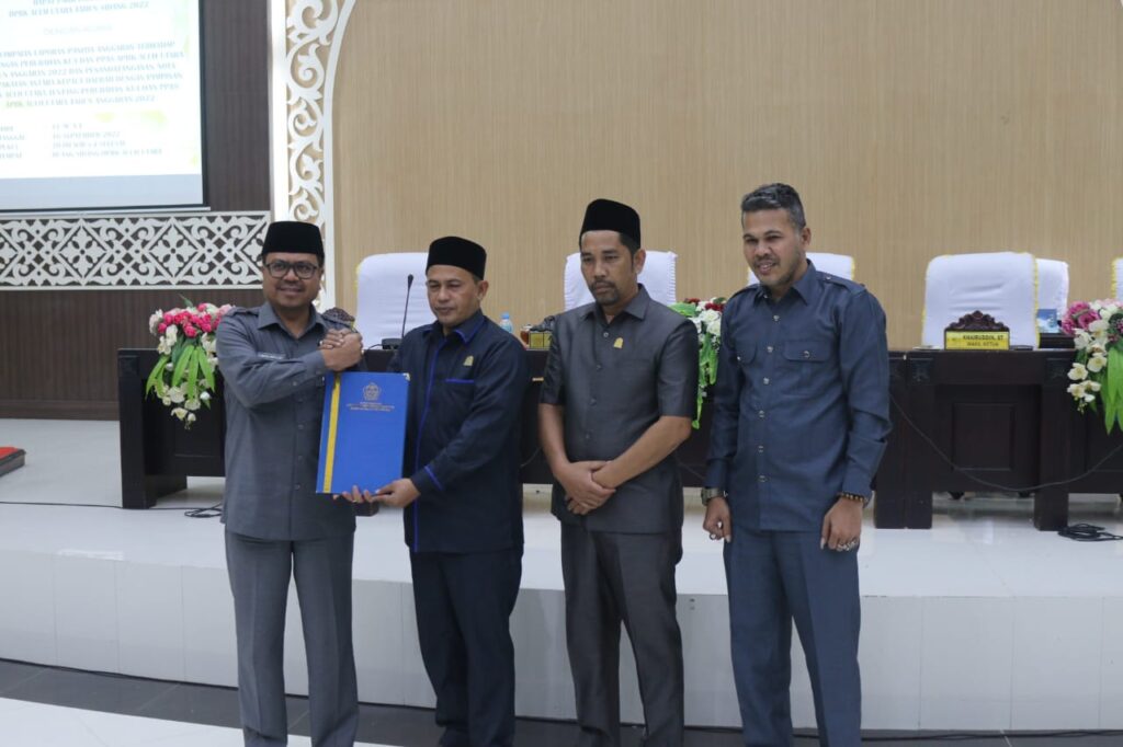 DPRK Setujui KUA – PPAS Perubahan APBK Aceh Utara Tahun 2022