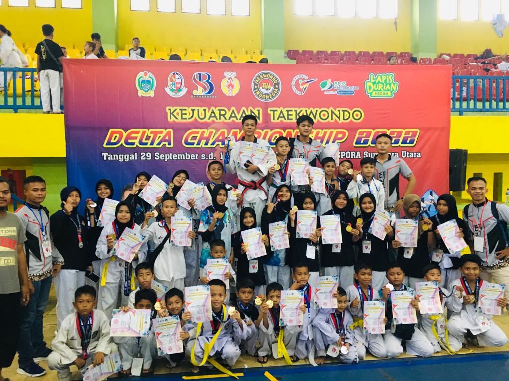 Tim Taekwondo Lilawangsa Aceh Utara Raih Juara Umum 2 Terfavorit