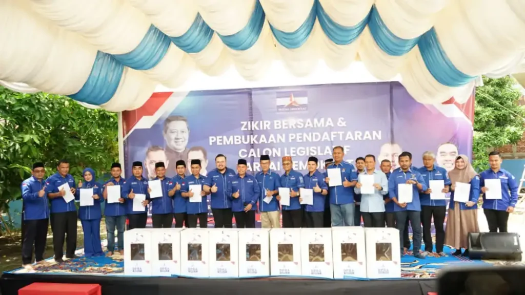 Pendaftaran Caleg 2024 Dibuka, Demokrat Aceh Gaungkan Semangat Perubahan dan Perbaikan