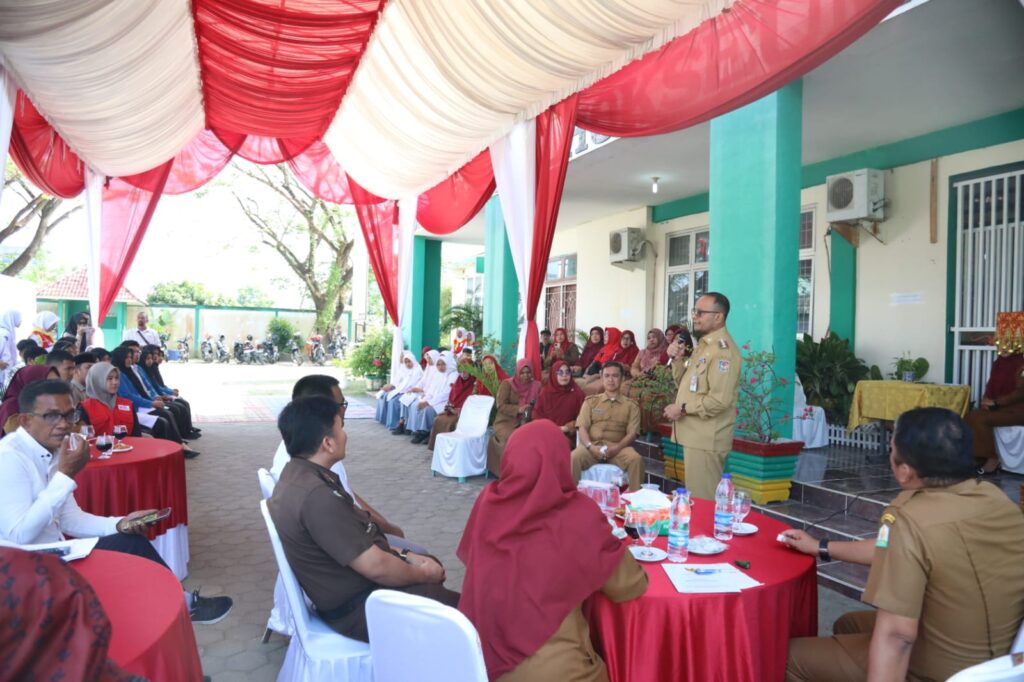 Buka Giat Donor Darah Pelajar, Pj Walikota Lhokseumawe Target Capai 600 Kantong Darah