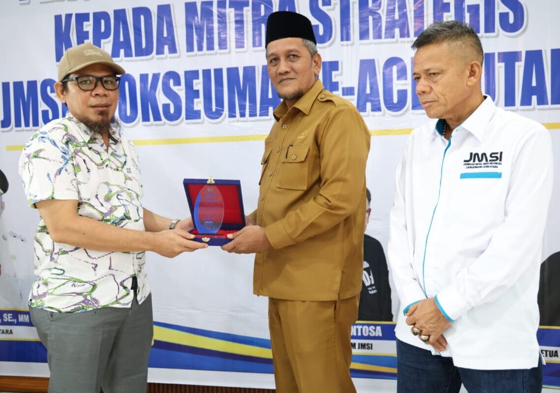 Terima Penghargaan JMSI, Pemkab Aceh Utara Ajak Insan Pers Jadi Mitra Kritis dan Edukatif
